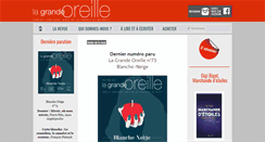 Desktop Screenshot of lagrandeoreille.com