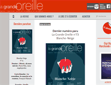 Tablet Screenshot of lagrandeoreille.com